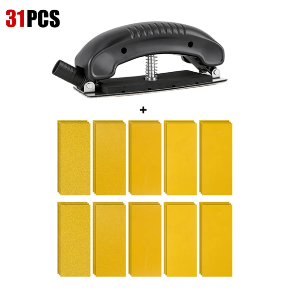 ๐ ๏ธ16-Pack Wet & Dry Sandpaper Set โ 80-800 Grit Sanding Sponges for Wood, Metal, Drywall & Auto