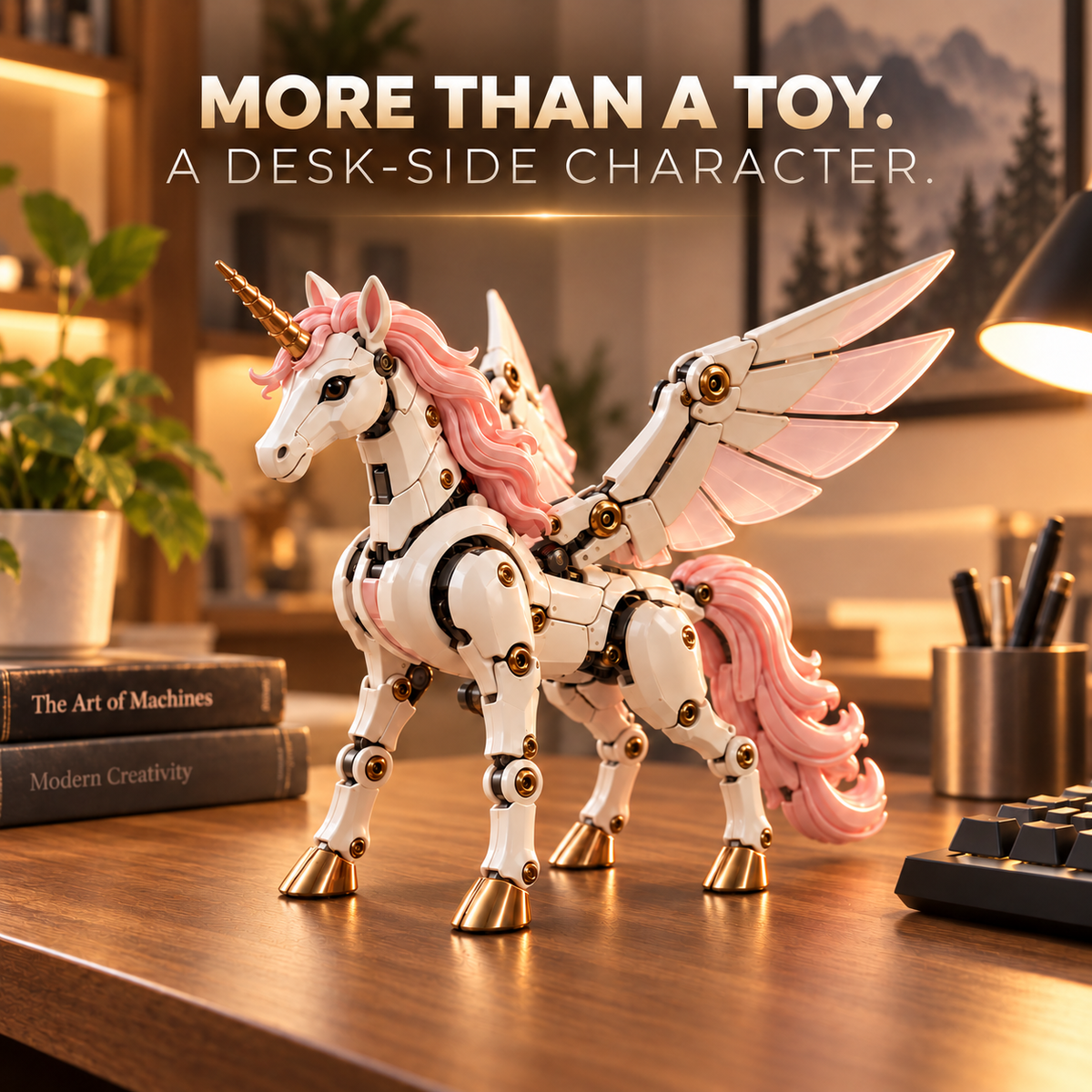 π¦ 2-in-1 Transforming Mechanical Unicorn Egg β Winged Fantasy Figure!!!