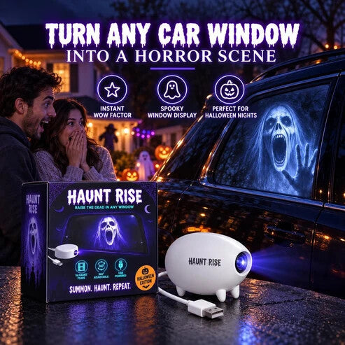π π» Haunt Rise Halloween Window Projector-360Β° Adjustable Stand for Home Decor π