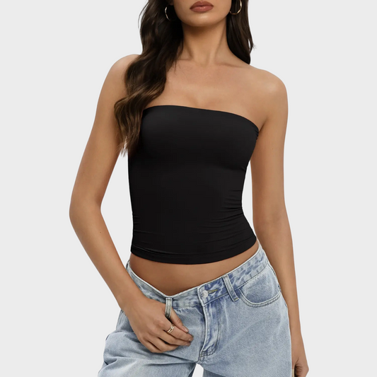 Women Sexy Tube Top Summer Going Out Double Lined Basic Tank Top