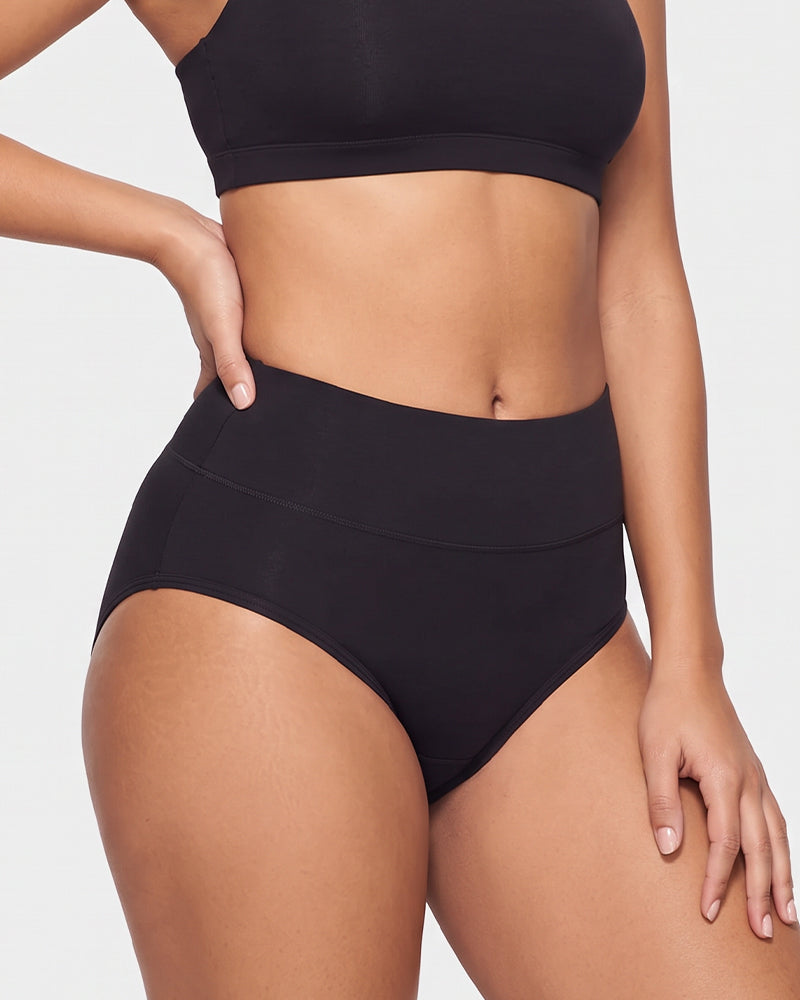 5-Pack High-Waisted Cotton Briefs
