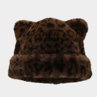 Brown Small Leopard Print