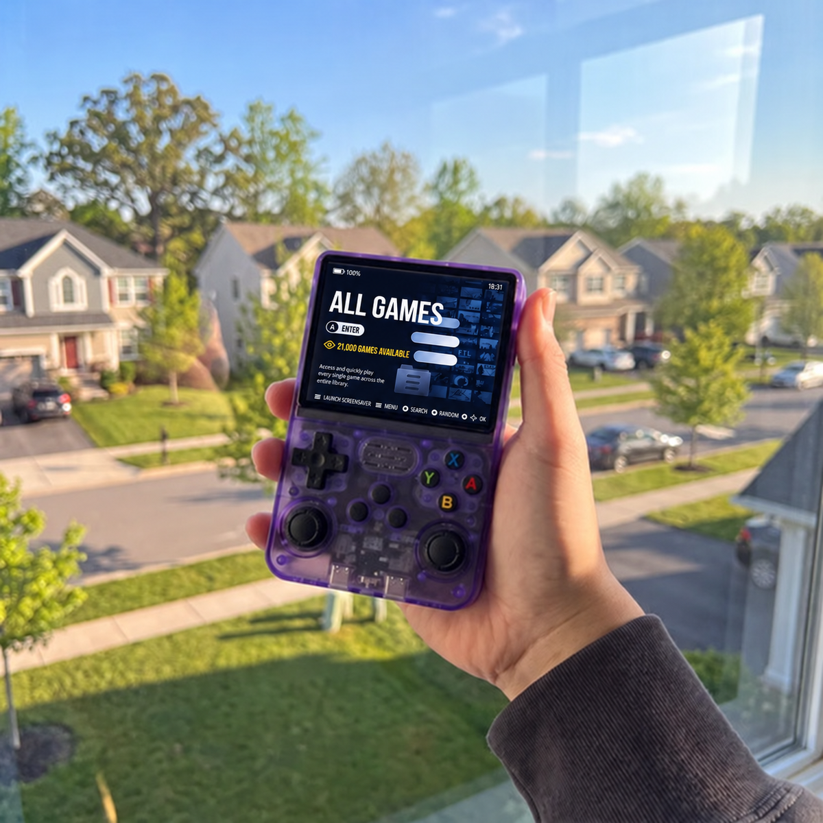 CurveveraMax Pro 2.0 — R36S Retro Handheld Console
