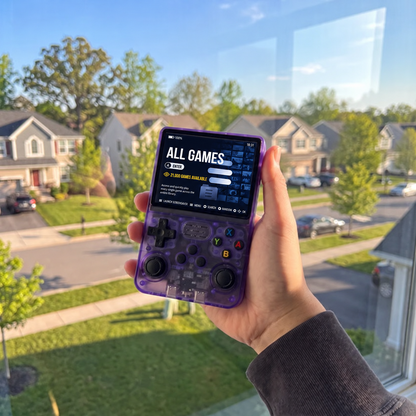 CurveveraMax Pro 2.0 — R36S Retro Handheld Console