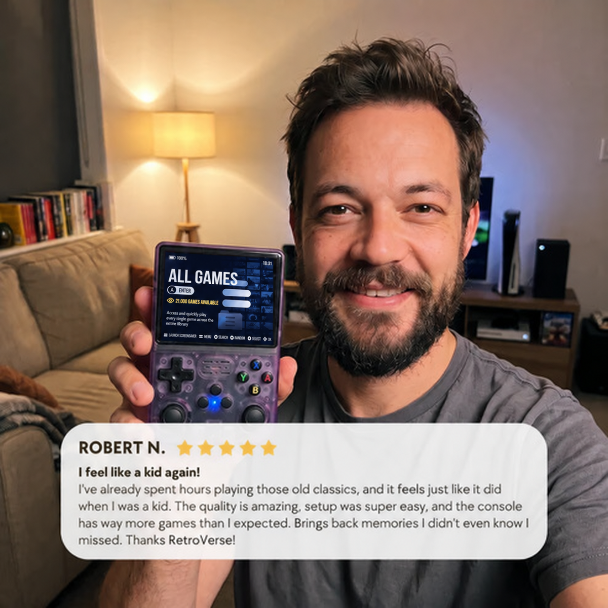 CurveveraMax Pro 2.0 — R36S Retro Handheld Console