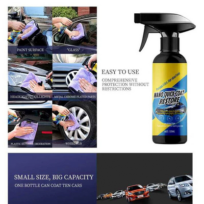 CurveveraMax Car Nano quick-coat restore-Coating Spray