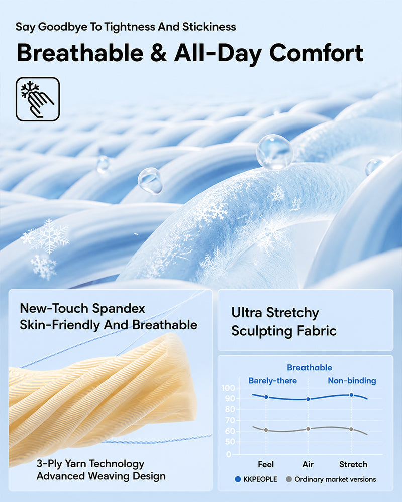 Elastic Seamless Tummy Control Easy-to-Wear Body Shaper