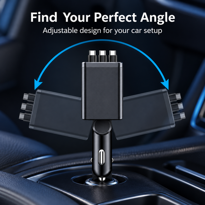 🚗120W Compact Retractable Car Charger⚡
