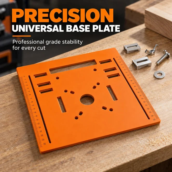 Portable saw bottom plate backer woodworking special cutting machine bottom plate hole-free trimming machine cutting machine bakelite base