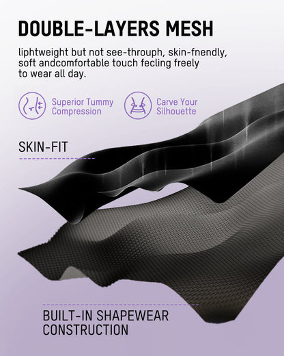 All-in-One Sculpting Bodysuit with Easy-Off Design
