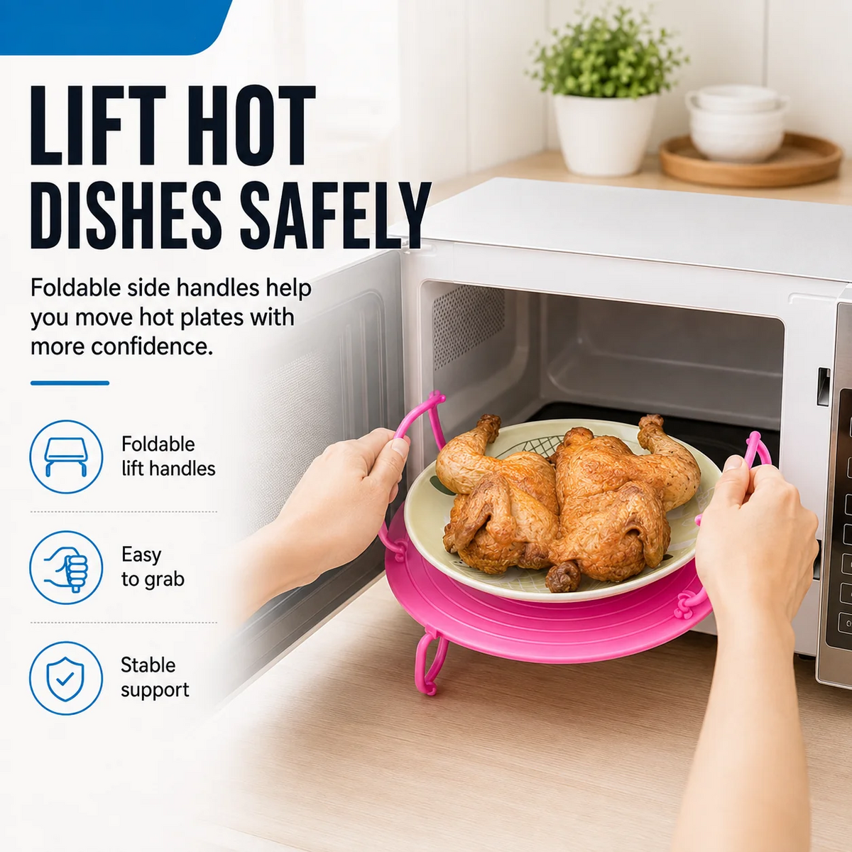 ⏰Microwave Folding Tray