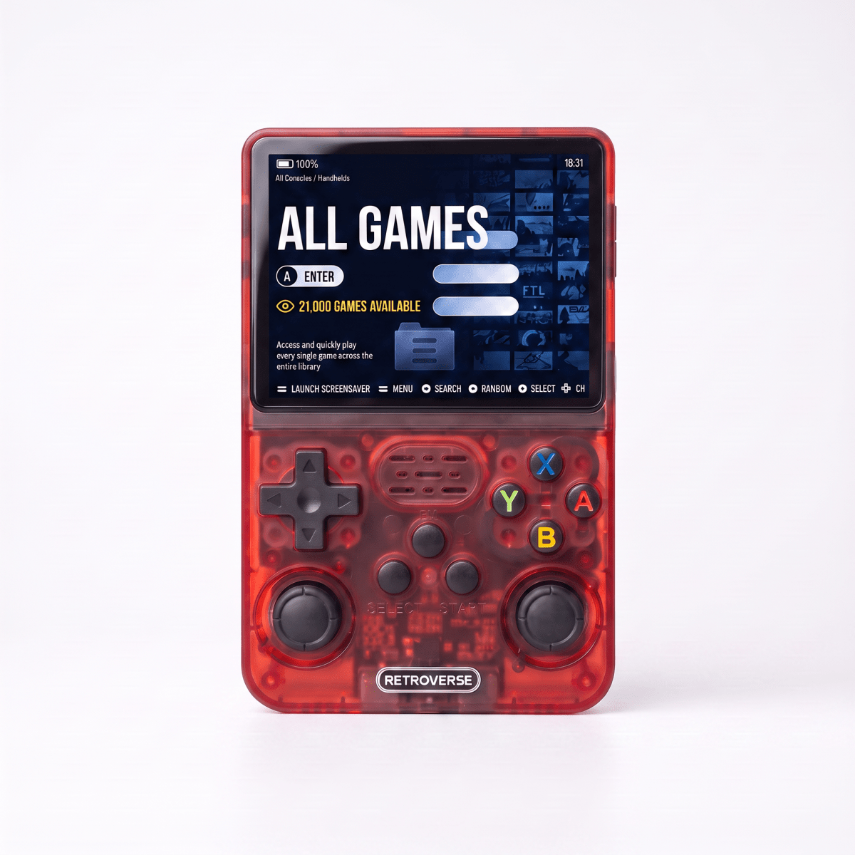CurveveraMax Pro 2.0 — R36S Retro Handheld Console