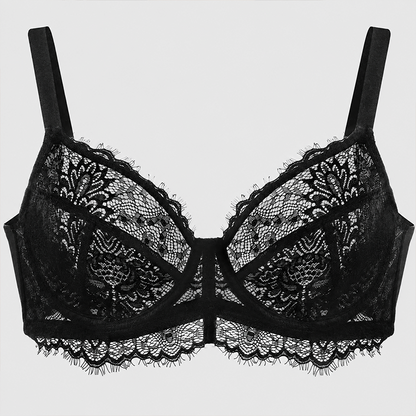 Ultra-Light Lace Underwire Push-Up Bra