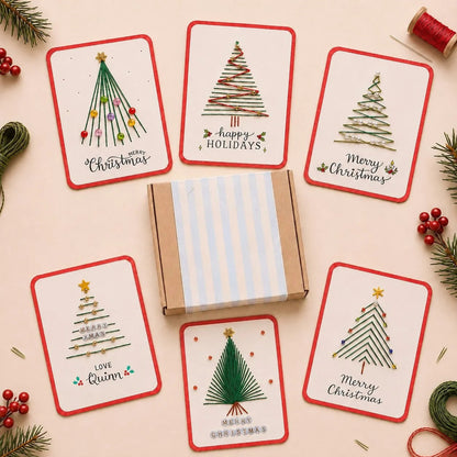 💖🎄 🧵Merry & Bright Christmas DIY Kit– Create Beautiful Handmade Holiday Cards ✨