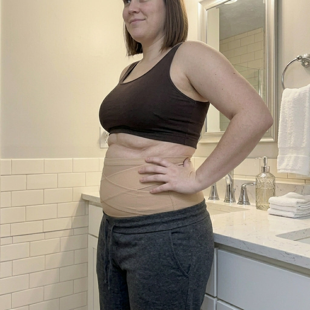 Woman wearing CurveveraMax under clothes