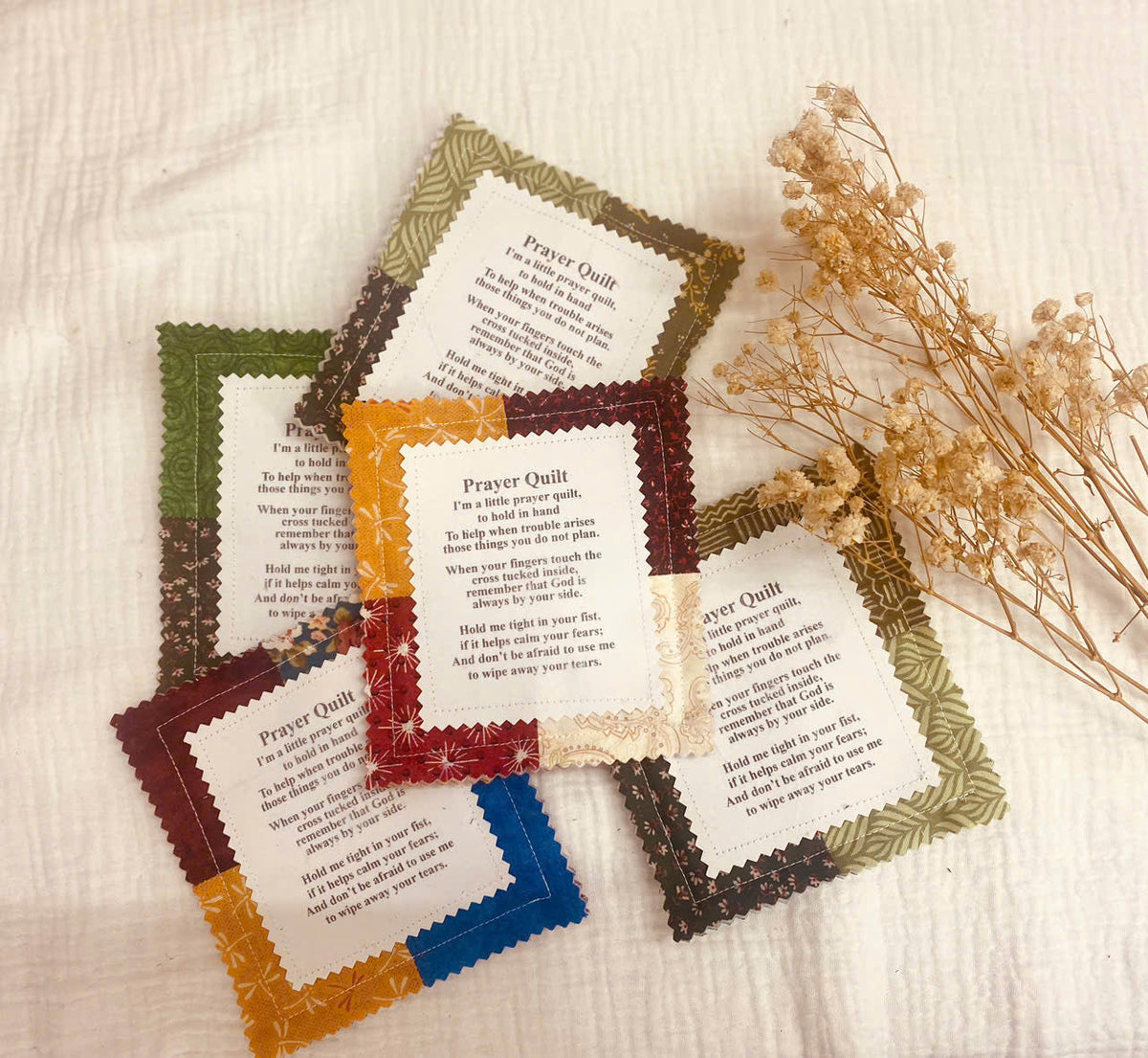 Prayer Hug™Pocket Quilt – a four-inch hug from God