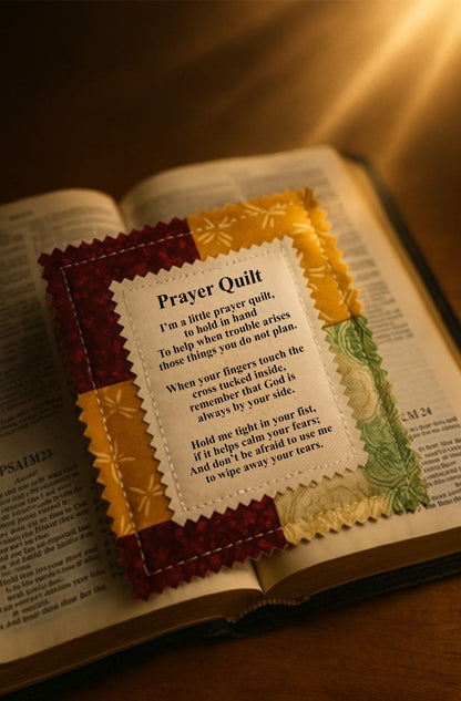 Prayer Hug™Pocket Quilt – a four-inch hug from God