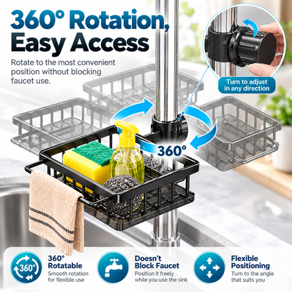 🎉Kitchen Sink Faucet Organizer！！！