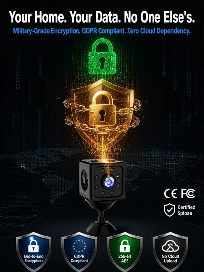 No Wi-Fi & No Wiring Needed — Lifetime Free Self-Networked Smart Camera!