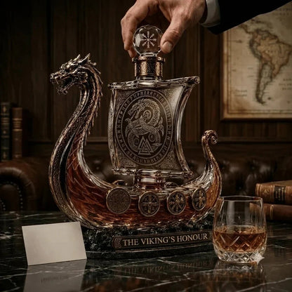 🛡️⚔️The Viking's Honour - Limited Edition Crystal Whiskey Decanter