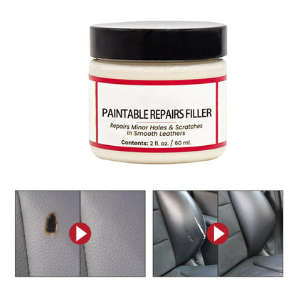 🧽Leather repair cream🚗 – fills deep scratches & cracks, restores smooth feel, safe for all leather types