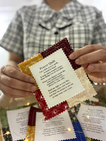 Prayer Hug™Pocket Quilt – a four-inch hug from God