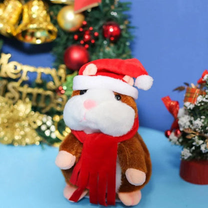 🐹 Talking Hamster Plush – repeats whatever you say, auto head-shaking, hilarious fun for kids & adults.🎁