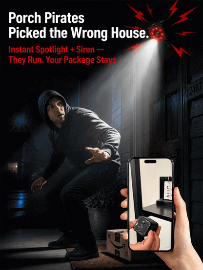 No Wi-Fi & No Wiring Needed — Lifetime Free Self-Networked Smart Camera!