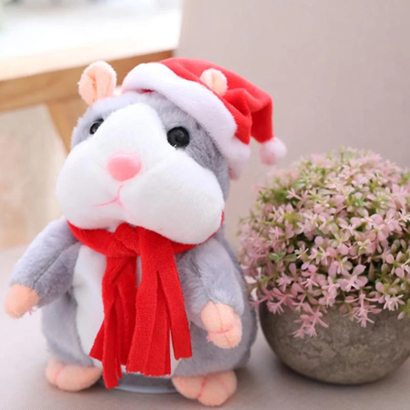 🐹 Talking Hamster Plush – repeats whatever you say, auto head-shaking, hilarious fun for kids & adults.🎁