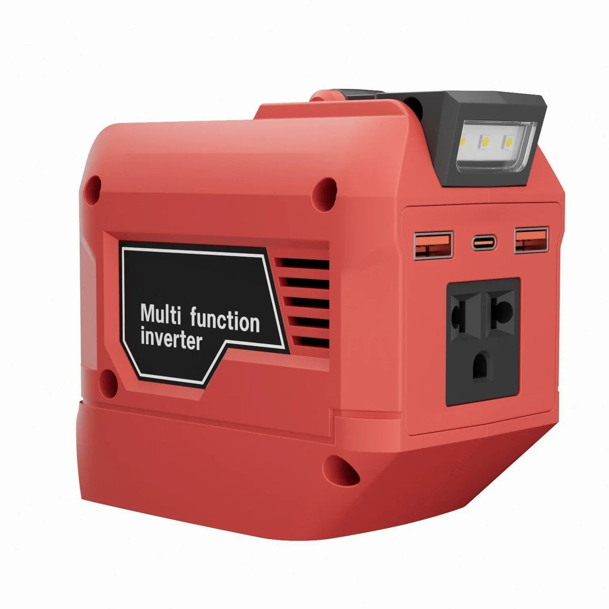 250W Power Inverter DC 18V-21V To AC 220V For Makita For Milwaukee For DeWalt For Bosch USB Type-C DC Port Output