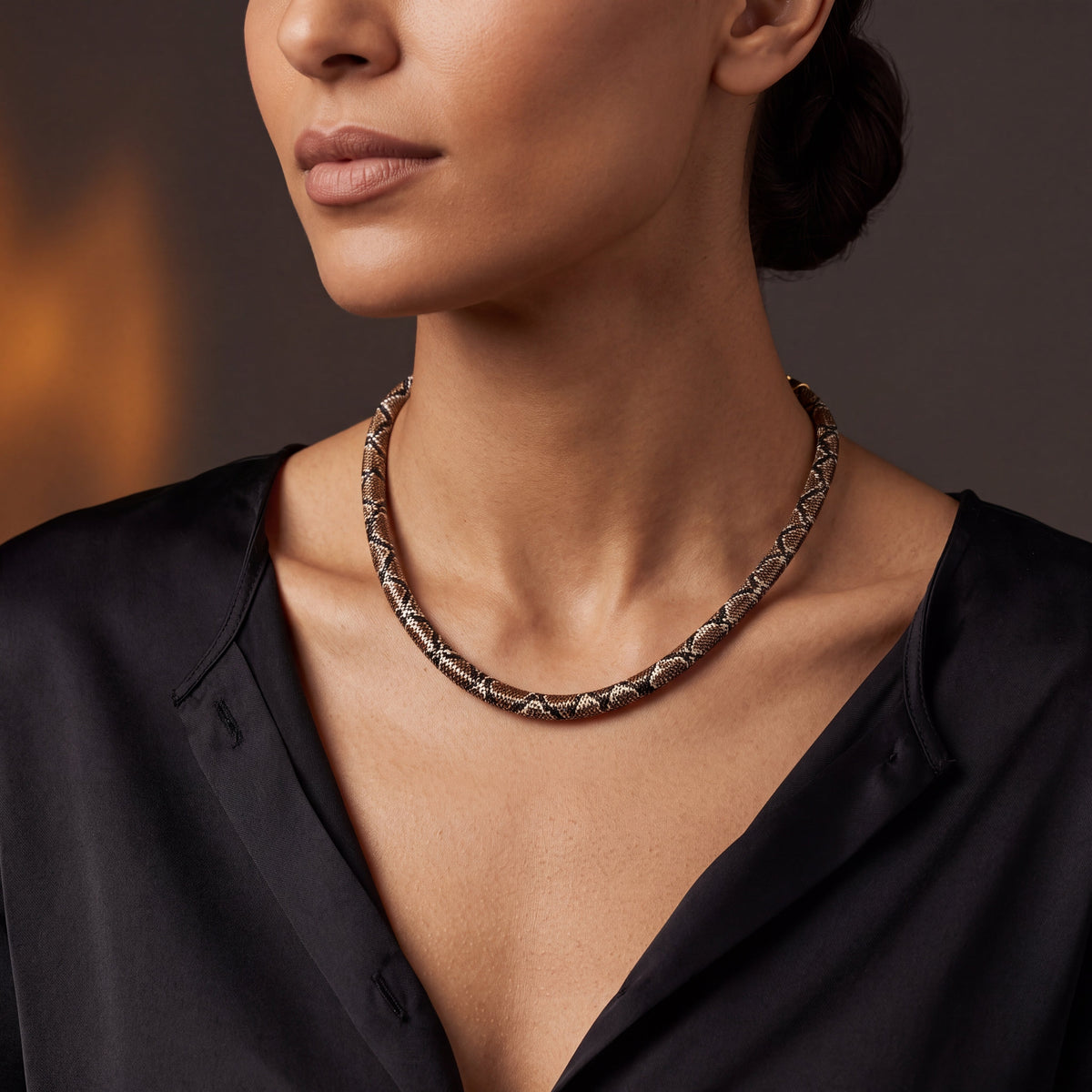 Serpent Statement Necklace