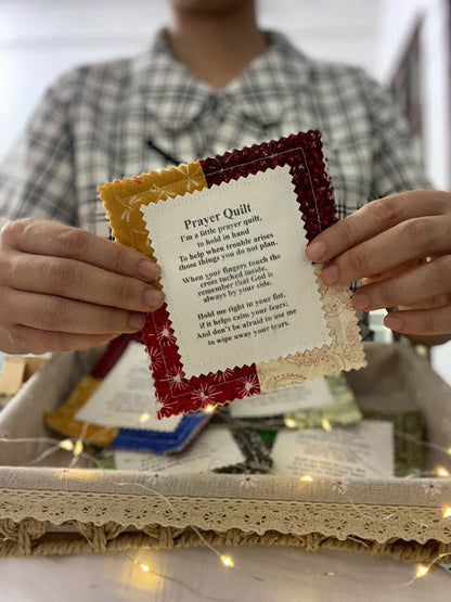 Prayer Hug™Pocket Quilt – a four-inch hug from God