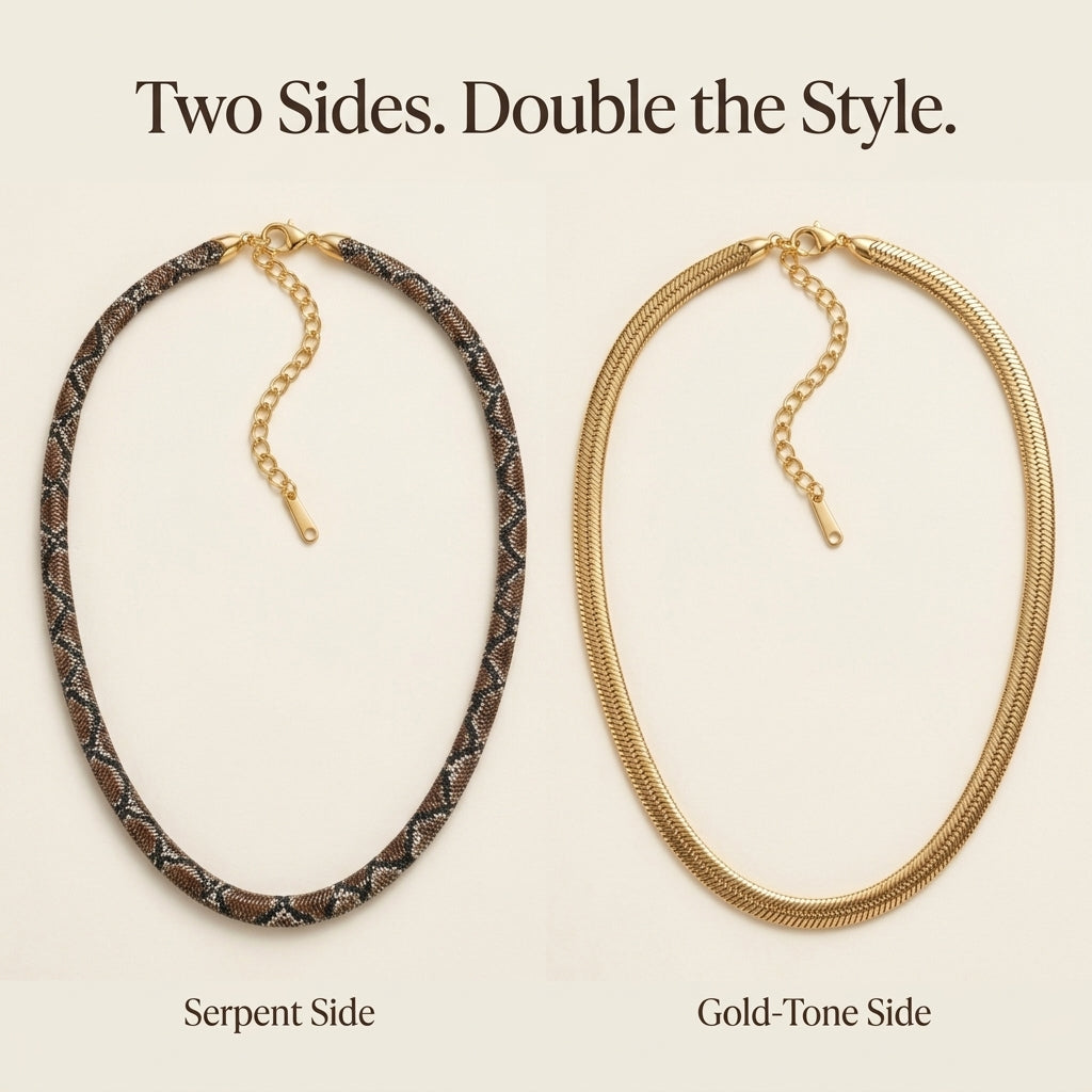 Serpent Statement Necklace