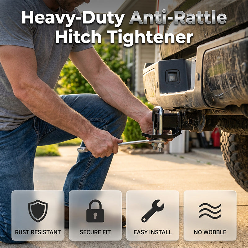 📢📢⏰Heavy-Duty Anti-Rattle Hitch Tightener