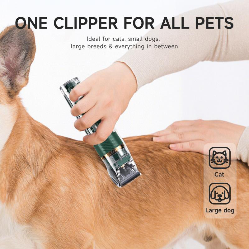 🎉 2026 Sale ! 💰Quiet LED Display Pet Hair Clipper｜Cordless Low Noise Dog Cat Grooming Trimmer ✨