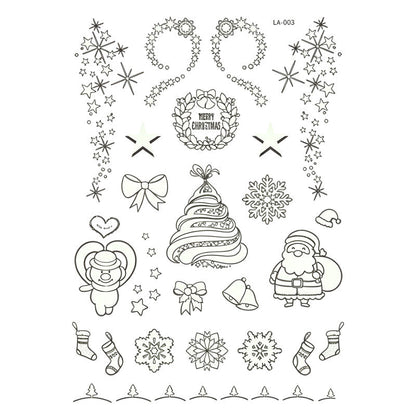 🎃💡 Light Up Your Halloween Look! Glow-in-the-Dark Temporary Tattoos | Waterproof & Fun Party Accessories