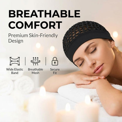 💖Hot 50% OFF🌹🌙 Stretchy Wide-Edge Sleeping Cap Set