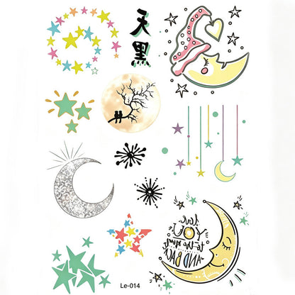 🎃💡 Light Up Your Halloween Look! Glow-in-the-Dark Temporary Tattoos | Waterproof & Fun Party Accessories