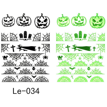 🎃💡 Light Up Your Halloween Look! Glow-in-the-Dark Temporary Tattoos | Waterproof & Fun Party Accessories