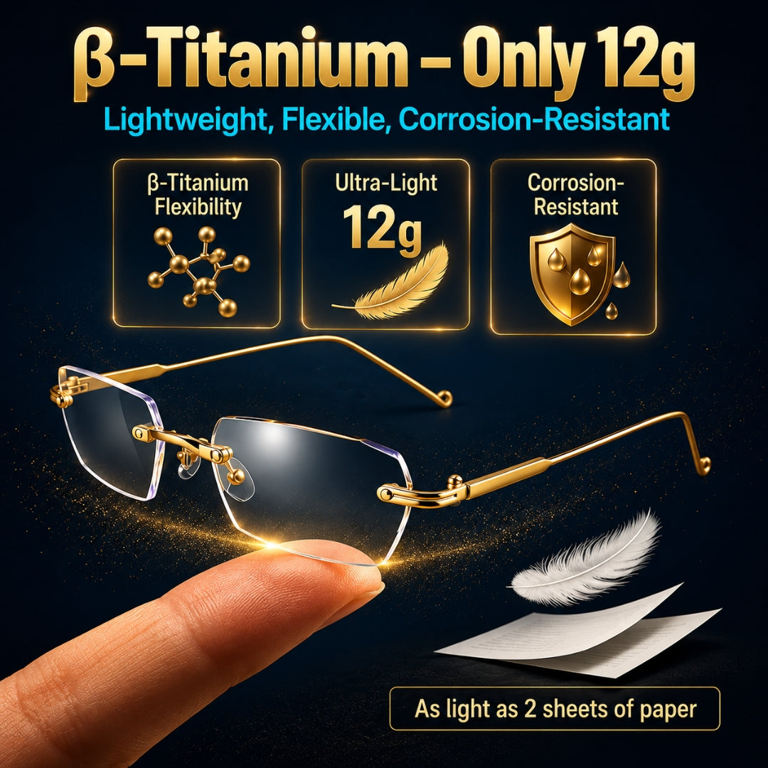 Supplier illustration of beta-titanium material and flexible lightweight frame