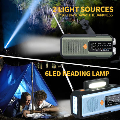 Solar Hand-Crank Emergency Weather Radio — 5