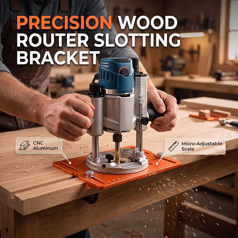 curveveramax.com Precision Wood Router Slotting Guide Bracket