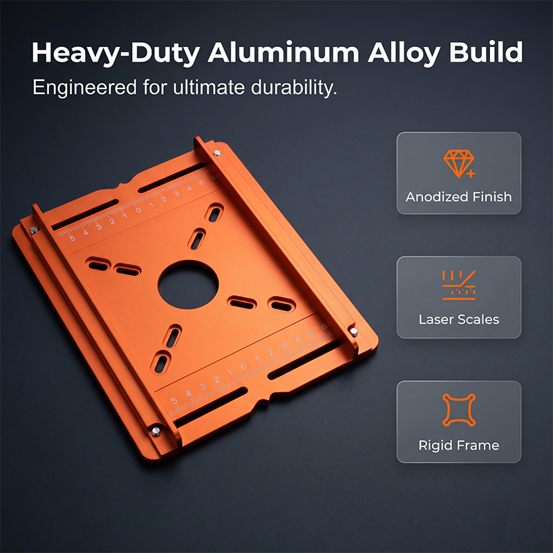 curveveramax.com Precision Wood Router Slotting Guide Bracket