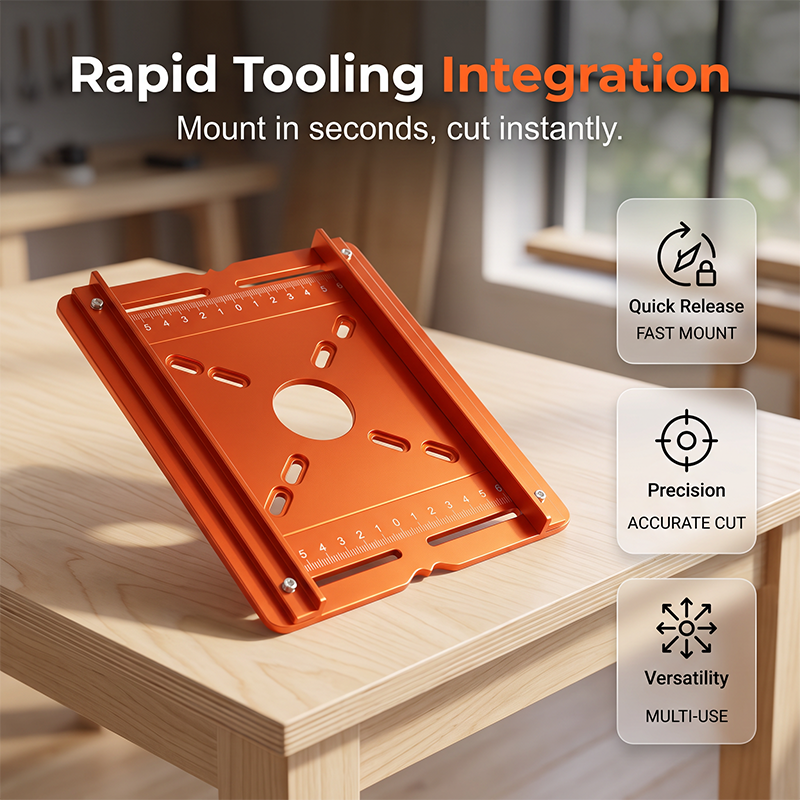 curveveramax.com Precision Wood Router Slotting Guide Bracket