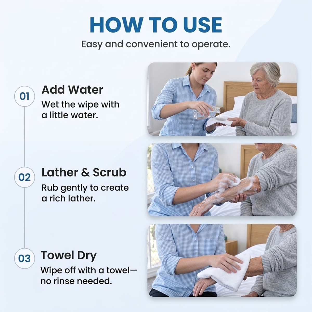 Tenderly Rinse-Free Bath Sponges 2