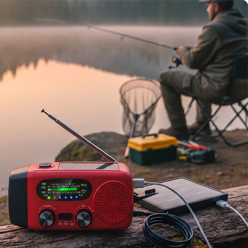 Multifunctional Portable Solar Emergency Radio – Power Bank, Hand Crank & Weather Alert for Outdoor & Crisis Preparedness 13